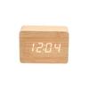 LED Wooden Alarm Watch Table Voice Control Digital Wood Despertador USB/AAA Powered Electronic Desktop Clocks