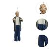 Halloween Hanging Zombie Haunted House Event Accessory Decor Versatile Creepy Prop