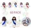 30 Stück Kleine Jesusfiguren, Actionfiguren Kleine Jesusfiguren im Großpack, Winzige Jesusfiguren zum Verstecken und Suchen Religiöse Geschenke