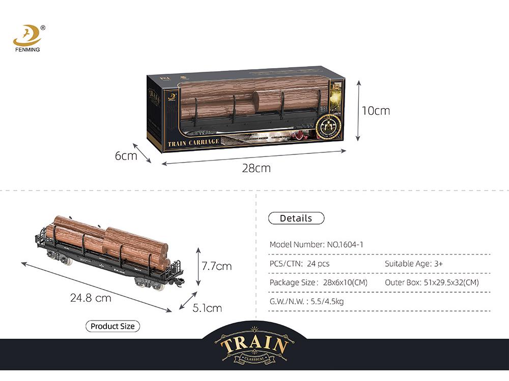 

Набор ретро-паровоза - Электрическая игрушка для детей