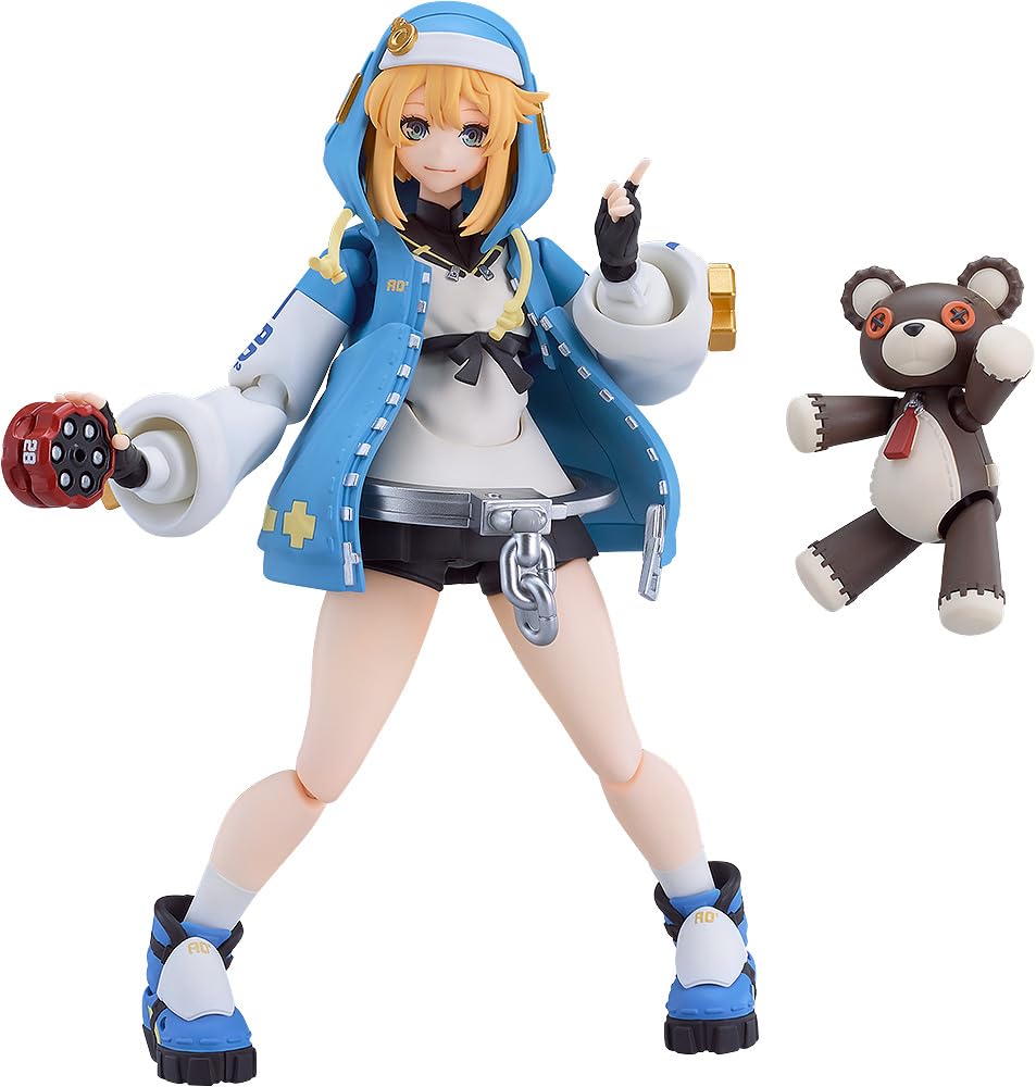 Good Smile Company Guilty Gear Strive Figma Bridget Plastic Model Figure Non-Scale 145mm Tall with Display Stand