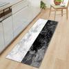Area Rug Marble Pattern for Entry Way Living Room Hallways Modern Doormat