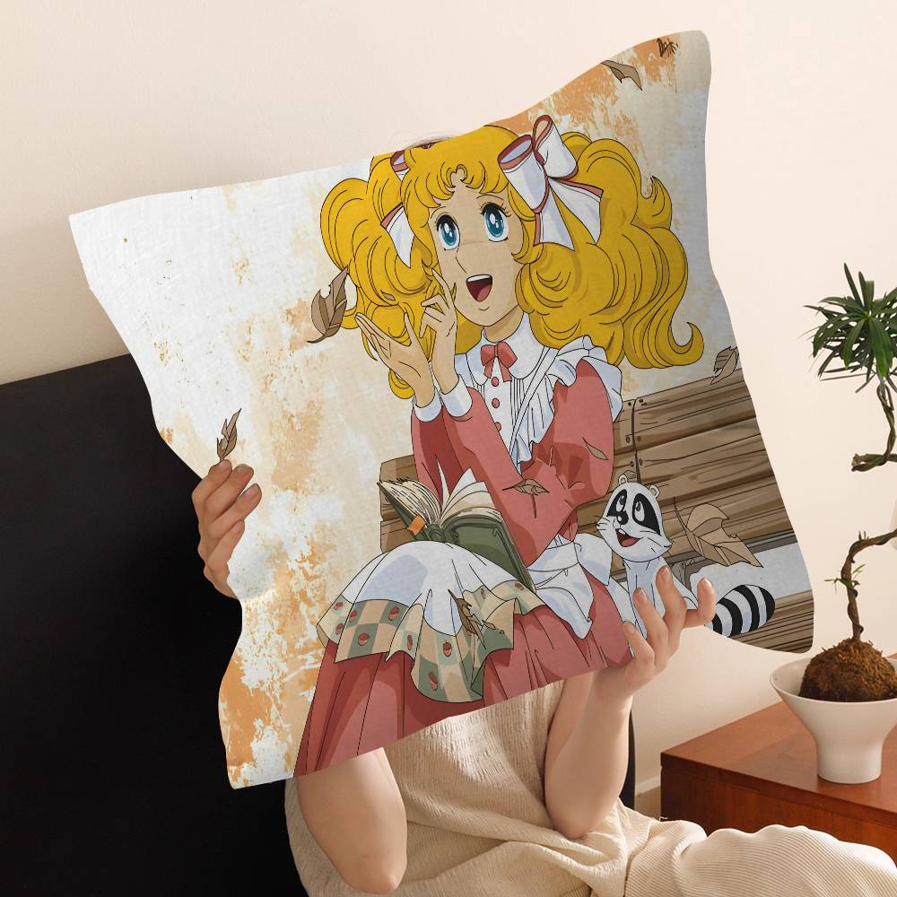 Cartoon Anime womens Candy Sweet pillow cover sofa cushion cover home room decoration children gift