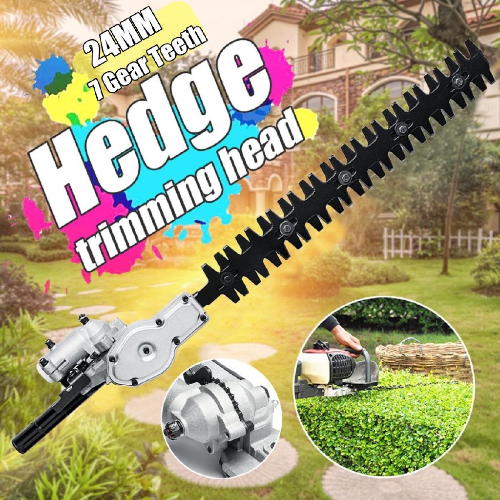 7/9 Teeth 17" Trimmer Attachment Expand New Universal Pole Hedge Double Sided Blades