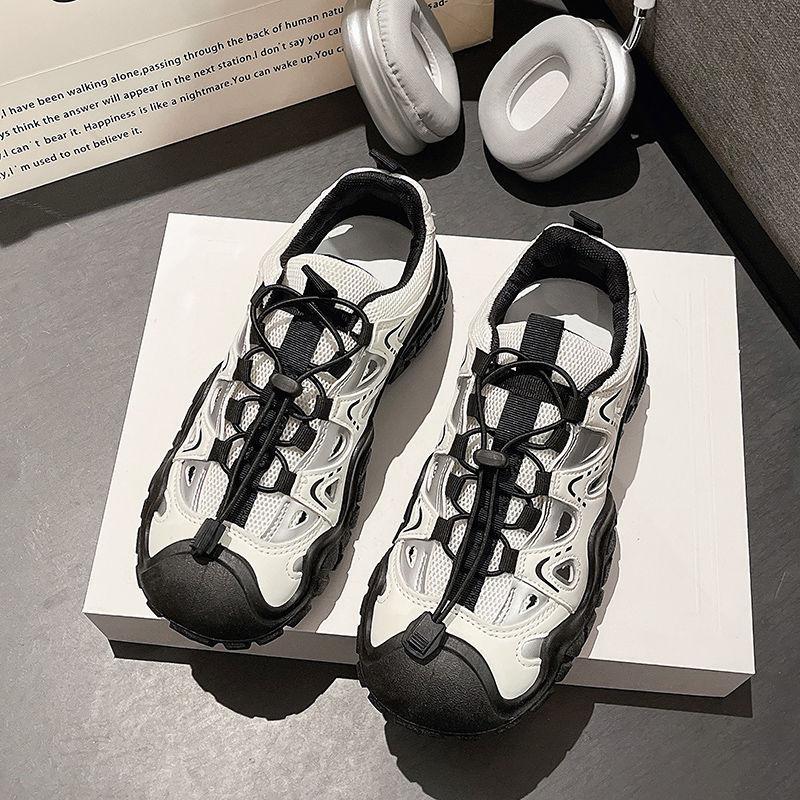 Thick-soled Hollow Dad Shoes Women's Summer New Non-slip Mountaineering Hole Shoes Sandals Outdoor Sports and Leisure Shoes