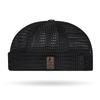 Summer Mesh Tang Hat with Leather Patch - Unisex Hip Hop Breathable Cap