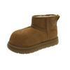 Thick-soled Snow Boots Women's 2025 New Winter Fur Integrated Short Boots Piled and Thickened Warm Big-headed Bread Cotton Shoes