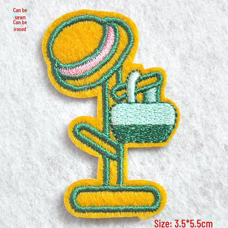 Cartoon Embroidery Patch Set for Clothing: Jeans, Down Jackets, and Repair