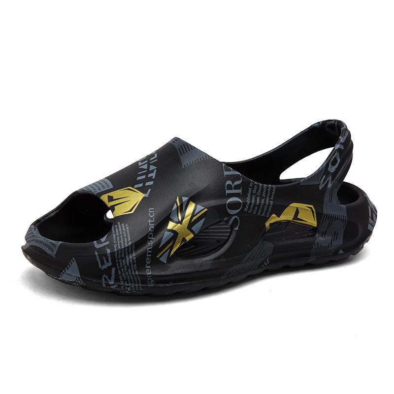 Sandals Men's 2025 Summer New Trend Men's Cool Slippers Casual Open-toed Non-slip Beach Shoes