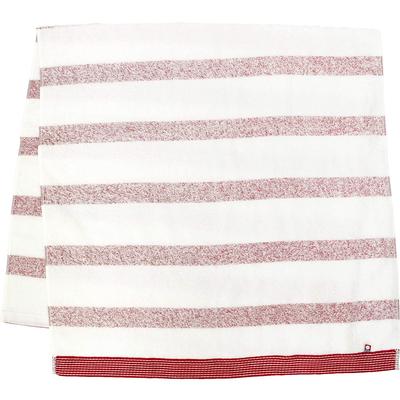 Hayashi Bath 60 X 120 Made In Imabari Famille BI207007 Towel, Approx. Cm, Japan, Towel, Border, Red,