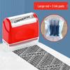 Roller Privacy Stamp with Anti-Leakage Cover