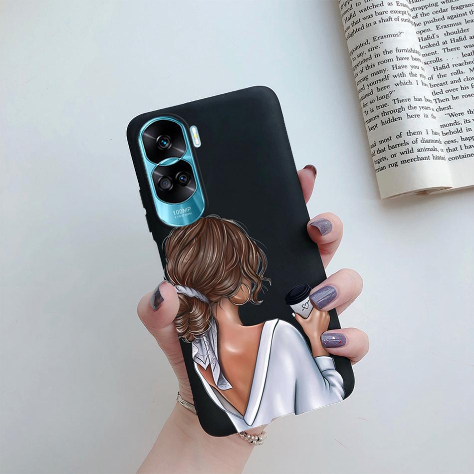 For Huawei Honor 90 Lite Case Honor90 Lite Soft Silicon Super Mom Baby Fashion Girls Back Cover for Honor 90 Lite 5G 6.7" Fundas