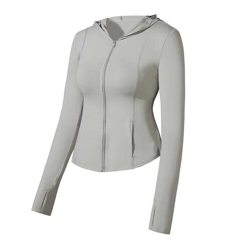 Women s UPF50+ UV Protection Hooded Slim-Fit Ice Silk Jacket L