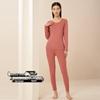 Yiershuang Women's Brushed Fleece Thermal Underwear Set
