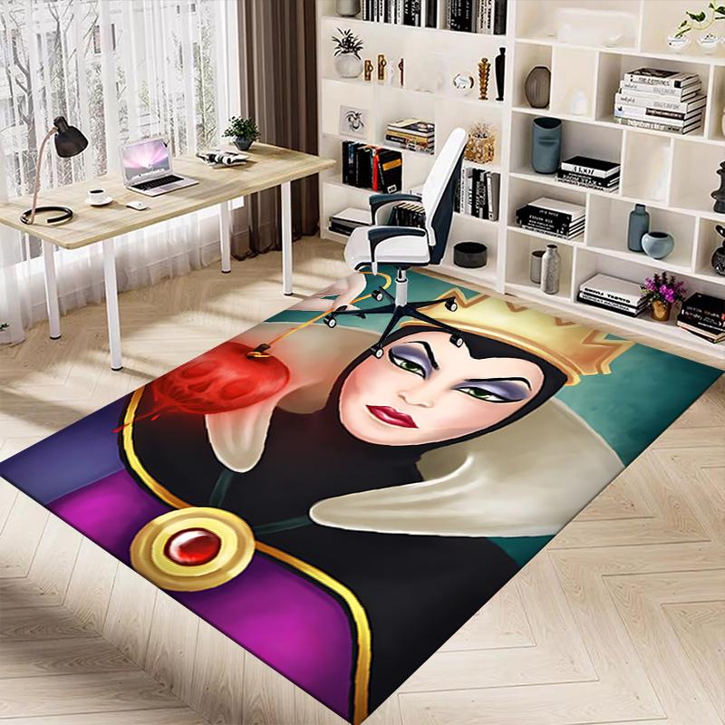 Evil Queen'S Poison Apple Carpet For Playroom Bedroom Living Room Sofa Home Decorkids Game Area Rug Nonslip Floor Mat