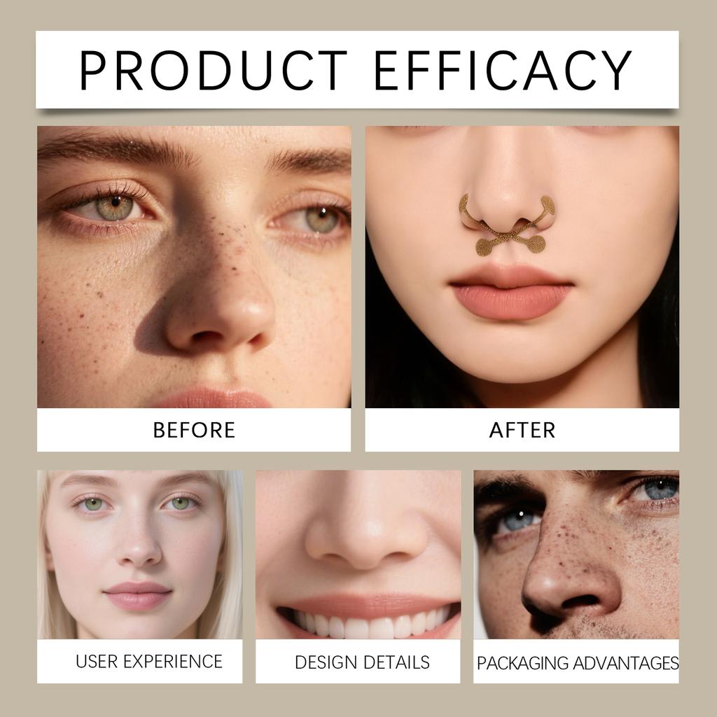 The Nose Fits The Nose Shape Closely And Is Not Easy To Off. It Is Compatible With Most Nose Shapes During Sleep.