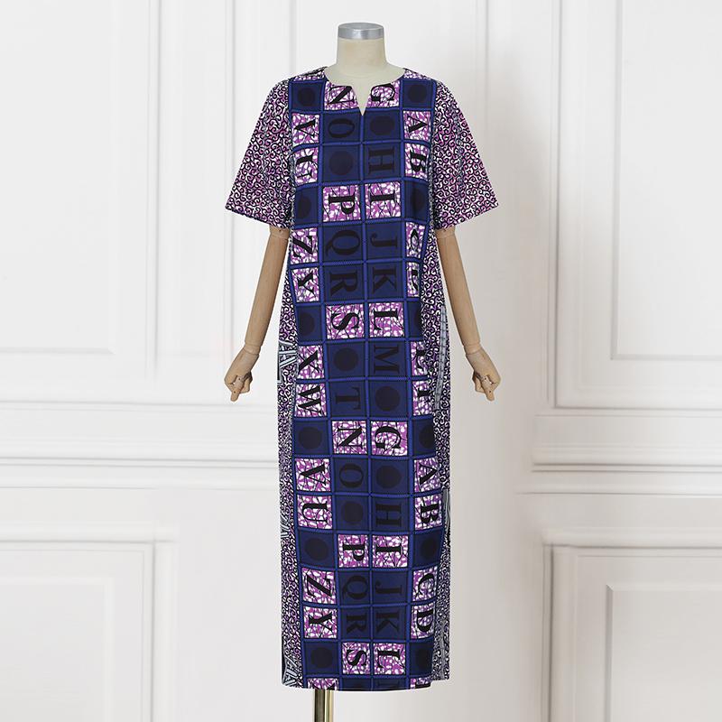 

Женское повседневное платье большого размера с рукавами полулетучая мышь, лоскутным принтом букв L