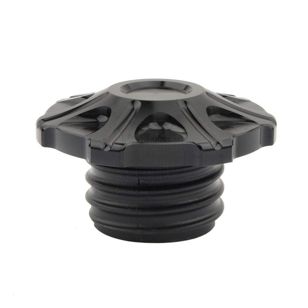 Gas Cap Vented Cross Fuel Tank Cap For Harley Touring Road King Street Glide Sportster 883 Dyna Softail 96-2020 Motorcycle Black