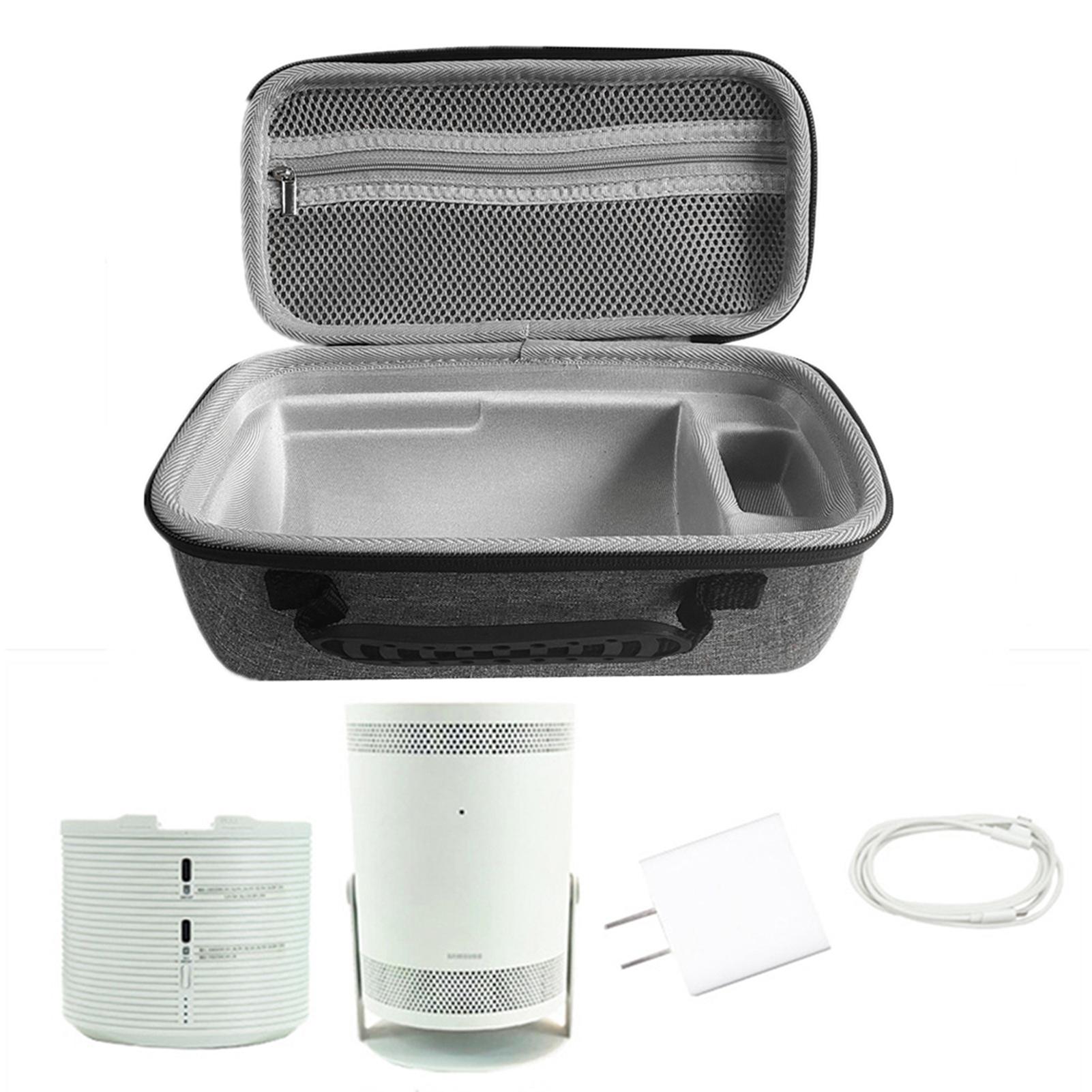 Carrying Case Portable Storage Box Replacement for Samsung The Freestyle Projector grigio