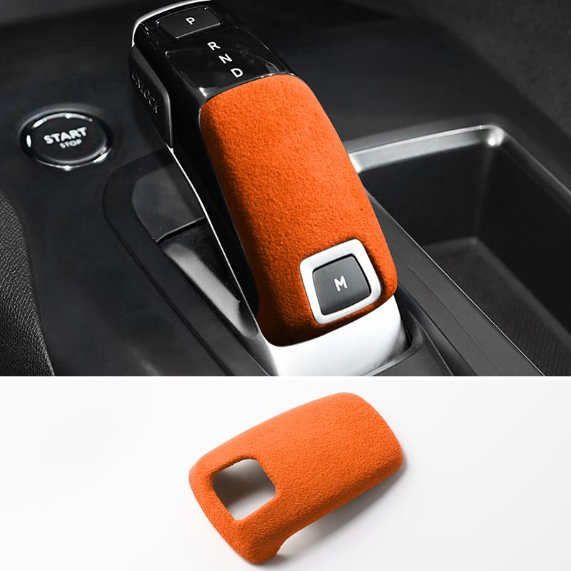 Made of Alcantara For Peugeot 508 2008 4008 5008 Gear Shift Knob Boot Cover Trim Stickers Car Premium Interior Tuning Accessory