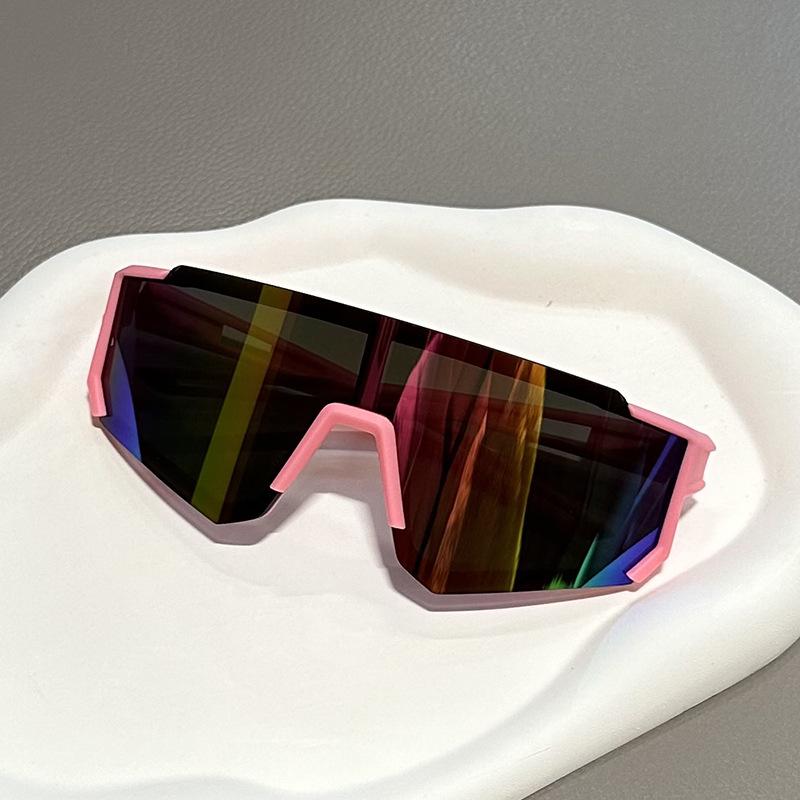 Kids' Large Frame Sports Sunglasses: UV-Protective, Windproof Ski & Cycling Goggles for Boys.