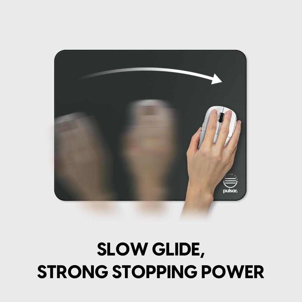 Pulsar Gaming Gears eSports Gaming Mouse Jupiter Pro 42cm x 33cm x 4mm Onyx Pad, Large, Soft, (L, Black)