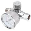 1/4in Spray Guns Air Pressure Regulator Pressure Regulating Adjusting Valve Gauge