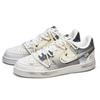 Nike Court Vision 1 Rutschfest Abriebfest Niedrig geschnitten Skateboard-Schuhe Herren Grau Weiß DH2987-101(Team177- )