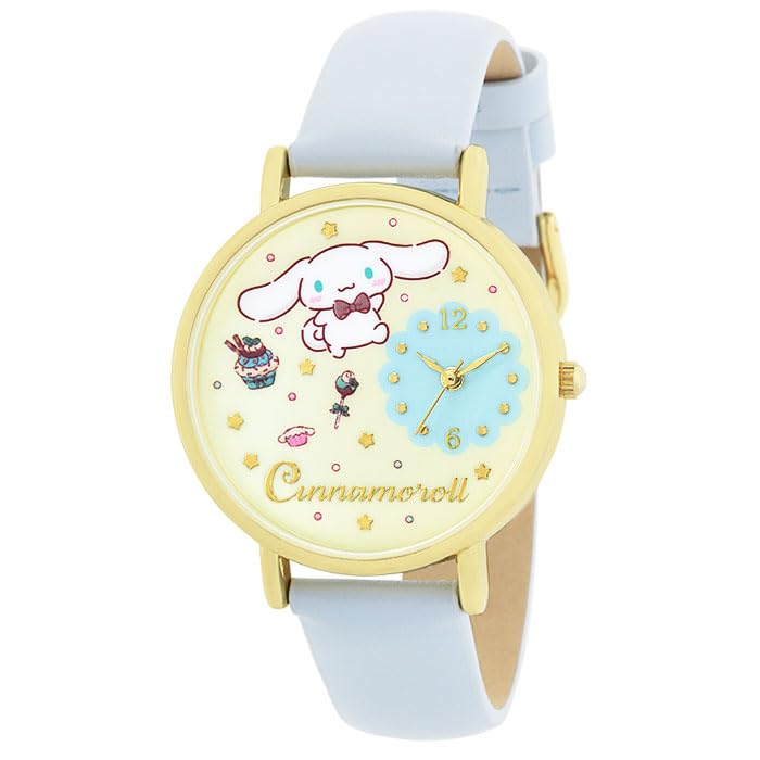 Sanrio Sanrio Made in Japan Cinnamoroll Watch Light Blue J-Axis JR4D0002-CN Women's