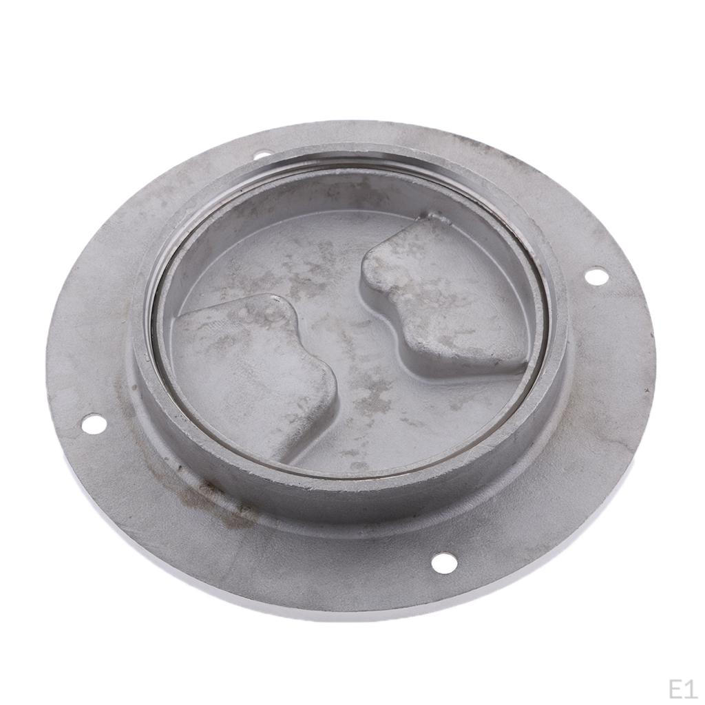 3-6inch Non-Slip Deck Plate (4 Sizes), Marine Access Boat Inspection Hatch/ Cover /Plate for