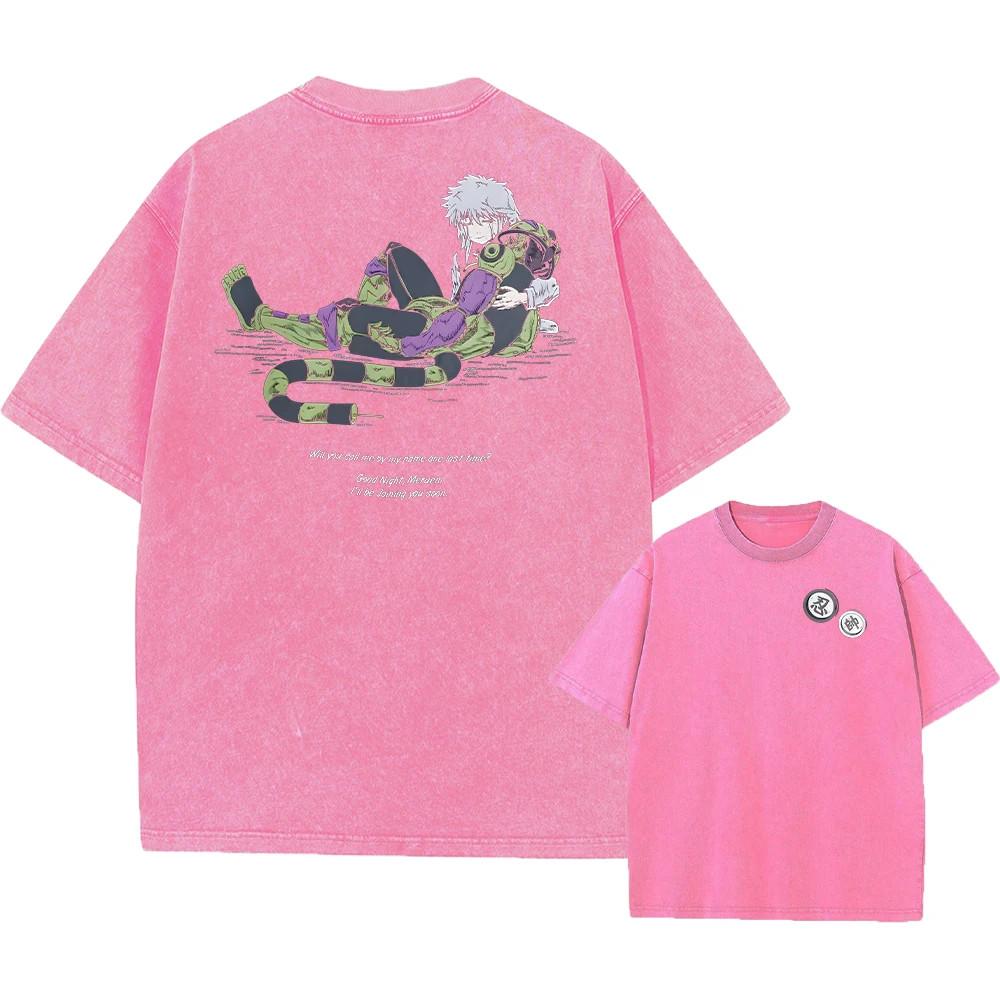 Hunter X Hunter Vintage Graphic TShirt Washed Cotton Hip Hop Tee Unisex