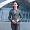 Women's Professional Double-Breasted Long Sleeve Suit Set