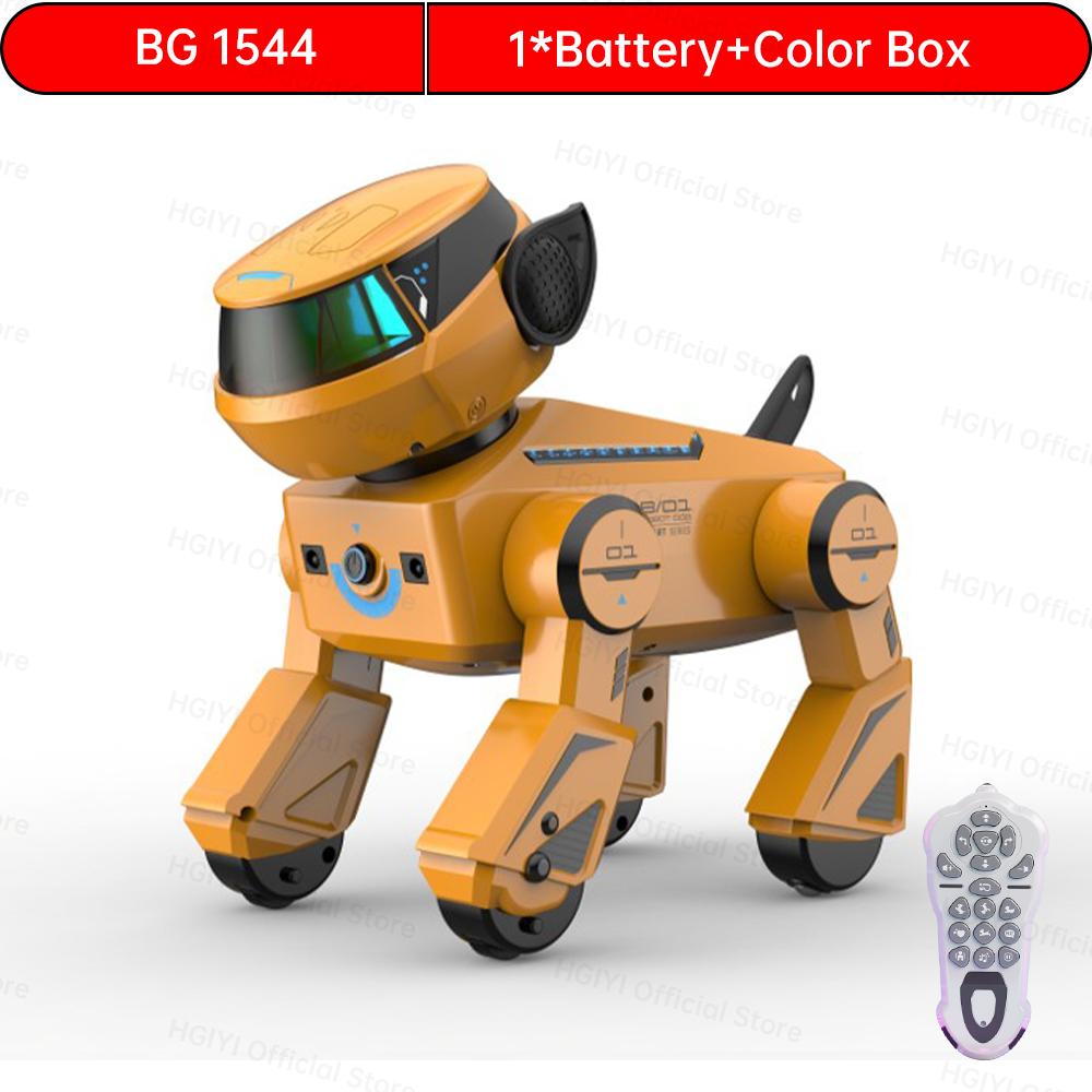 Teeggi Intelligent RC Robot Dog Multifunction RC Mechanical Dog Electric Educational Toy Bionic Smart Robot Toy For Kids Gift