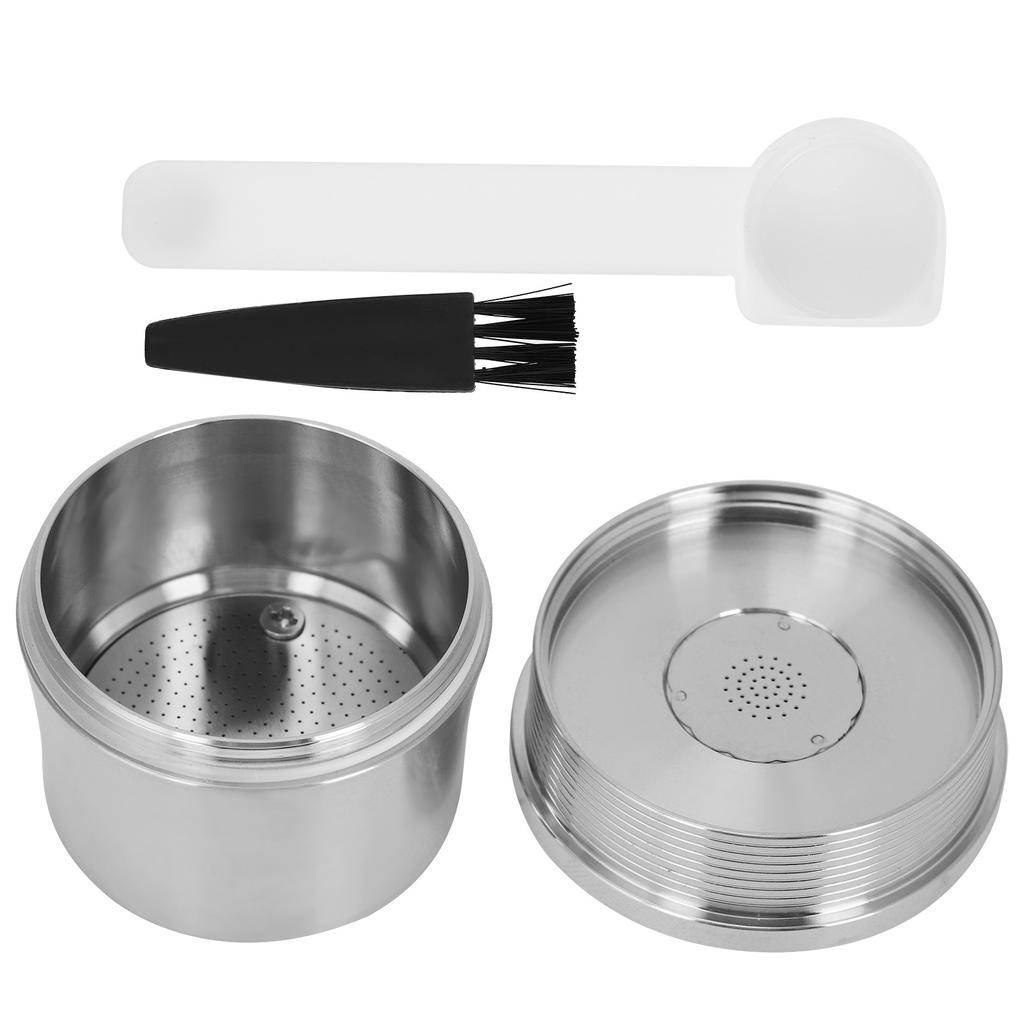 Stainless Steel Reusable Coffee Filter Capsule Set Coffee Maker Parts Fit for Illy Coffee Machine