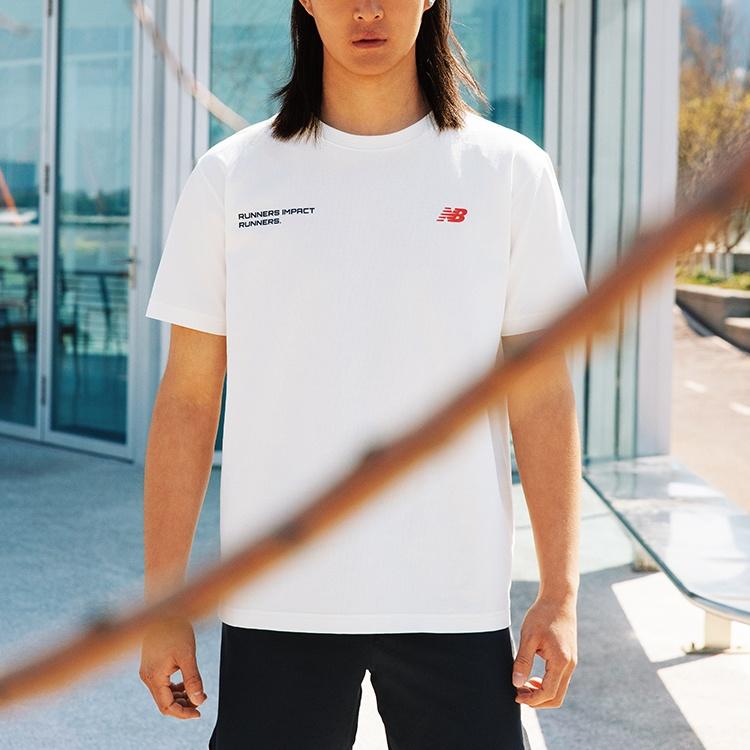New Balance T Shirt Men's Ivory White NEF29291-IV