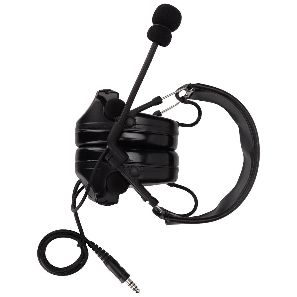 Military Headset 7.1mm Plug Noise Reduction Sound Pick Up Headphone with U94 PPT for     VX‑6R VX‑7R