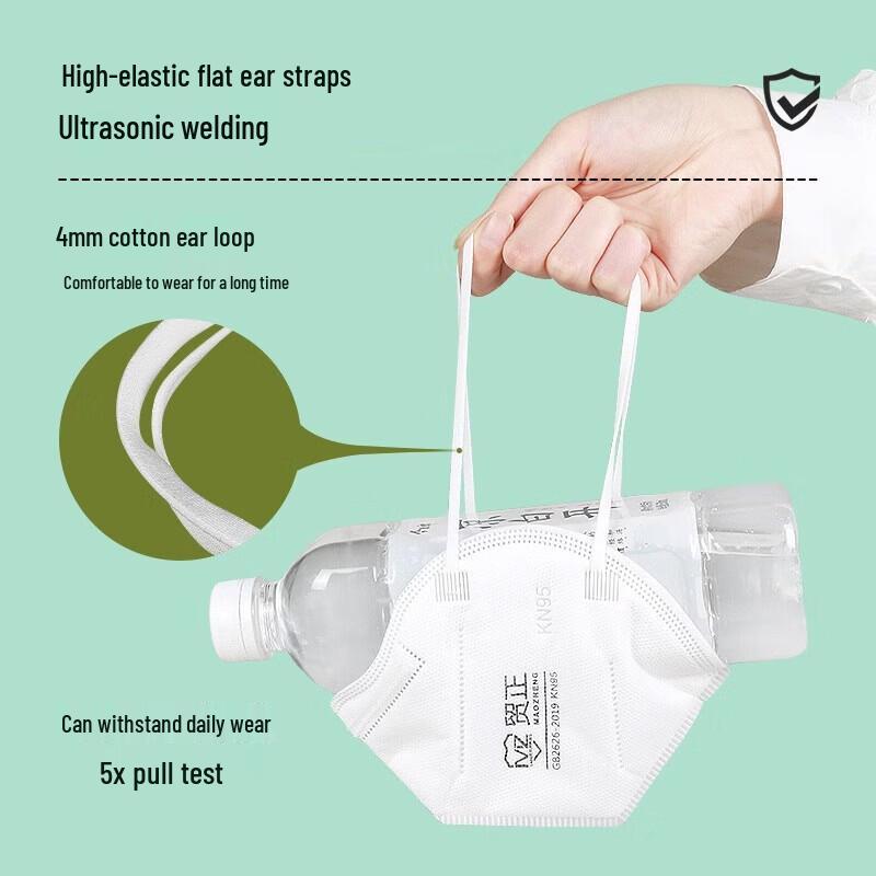 Maozheng KN95 White Foldable Dust Mask