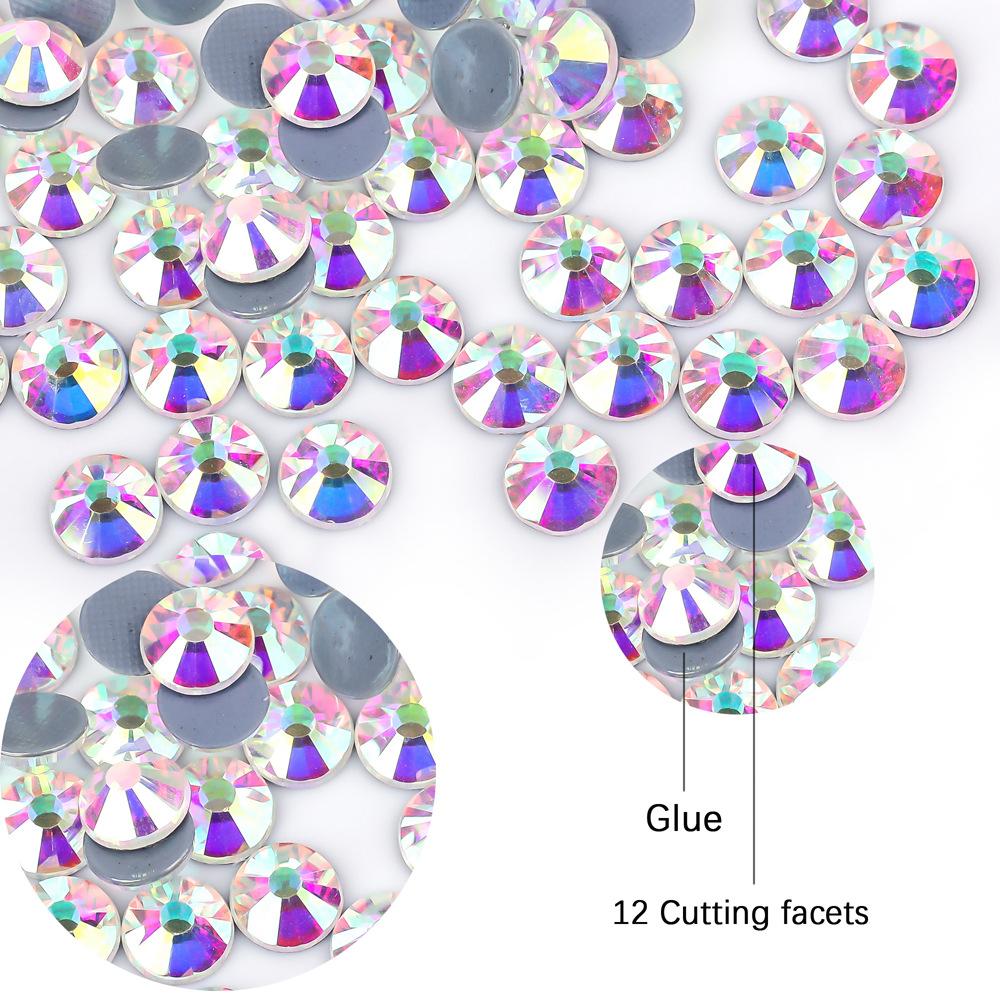 Weichen Ss3~ Ss30 Protein Flat Bottom Drill Nail Drill Accessories Sticker Drill Diy Rhinestone Jewelry Accessories