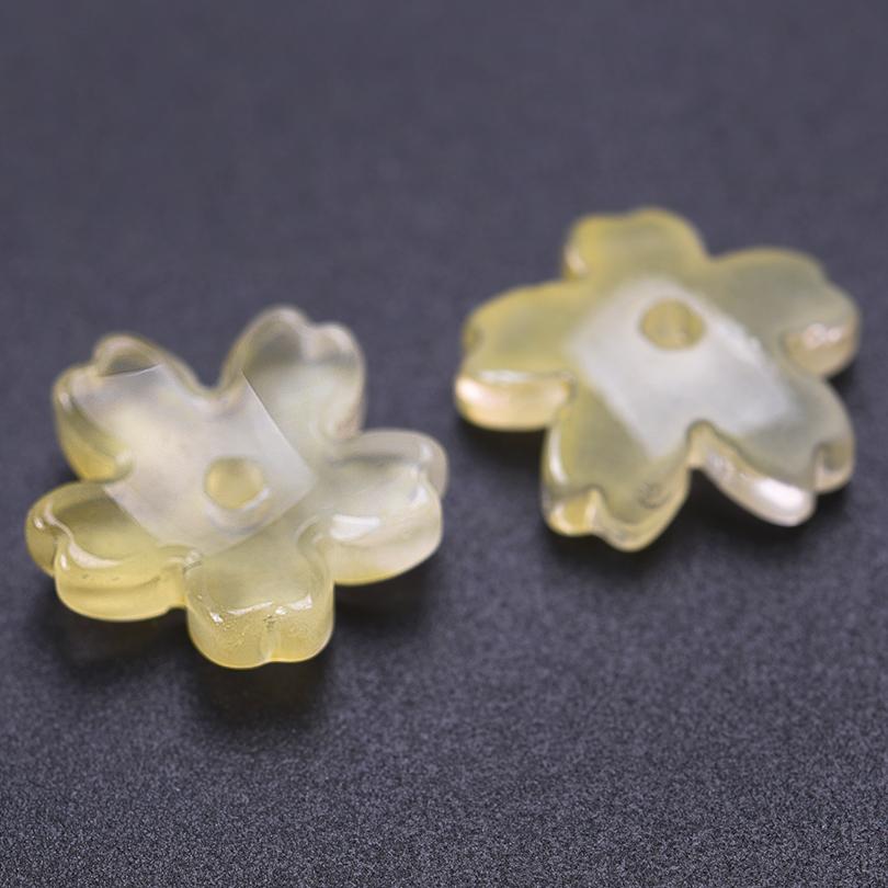 30pcs/Lot Ancient Glass Flower Bead Caps For Jewelry Making Supplies Handmade Earrings Headwear Bracelets Accessories Wholesale