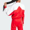 adidas Originals Women's Red White Colorblock Short Track Jacket IM5008