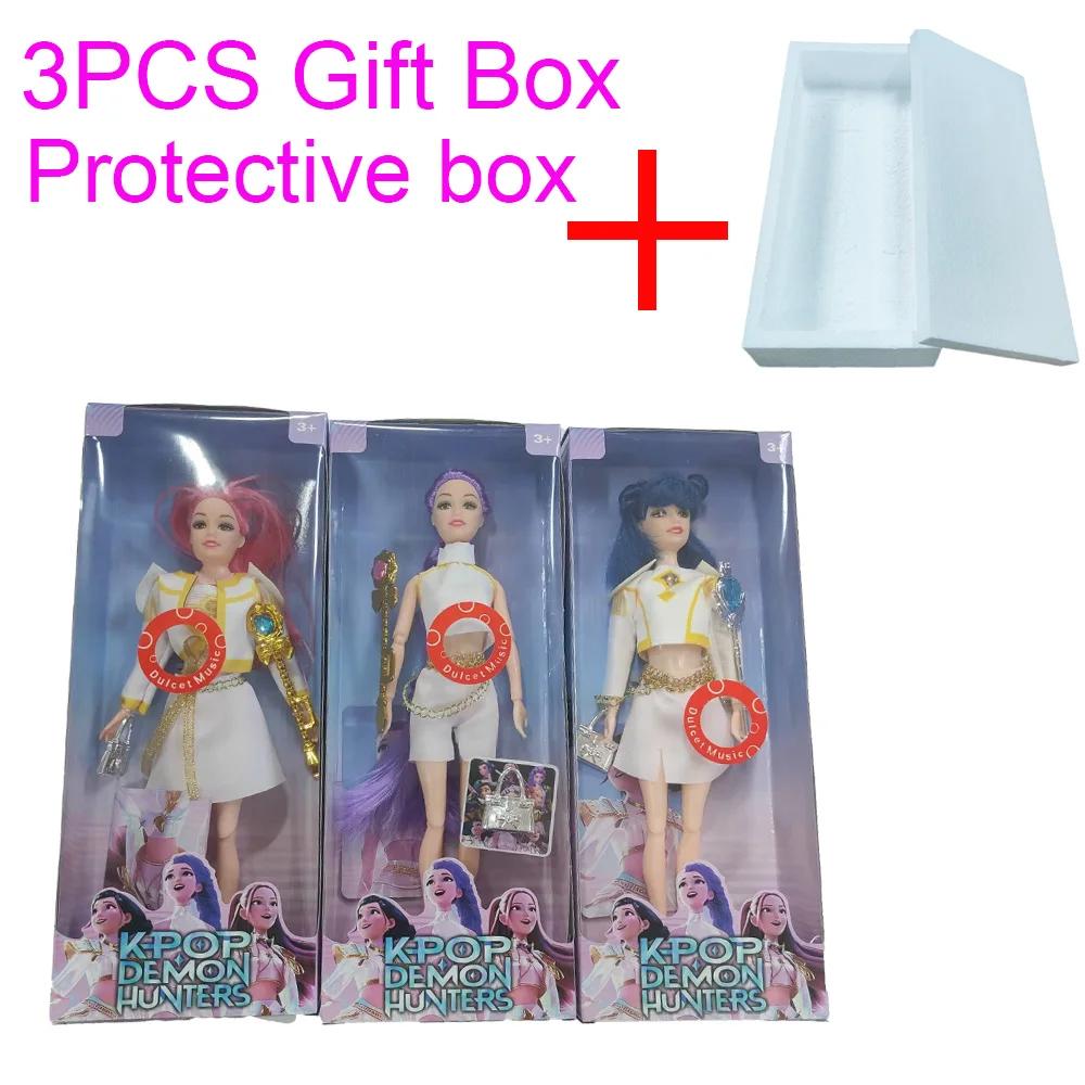 Bestseller K-Pop Dämonenjäger 30cm Vinylpuppe - Überraschungs-Geburtstagsgeschenk für Mädchen (Rumi/Mira/Zoe)