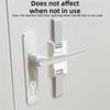 No Tools Needed Toddler Proof Safety Lock ABS Door Lever Lock  For Toddlers Safety