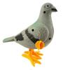 Zurückziehen Taube Tiermodell Künstliche Feder Figur Taube Uhrwerkspielzeug Aufziehspielzeug