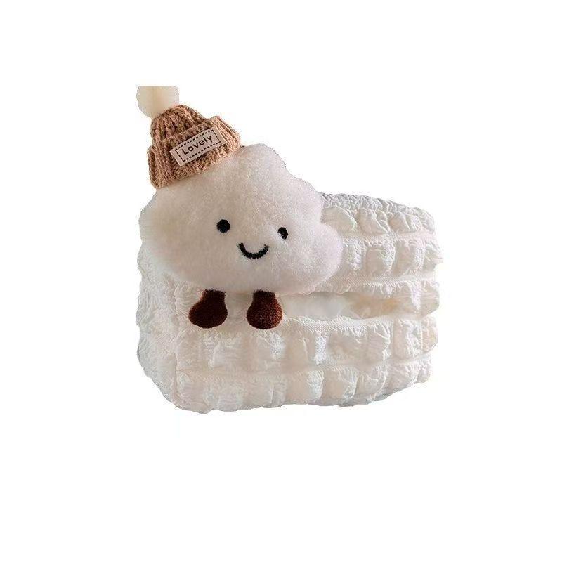 Adorable Cloud Girl Car Tissue Dispenser - Creative Hanging Interior Decoration