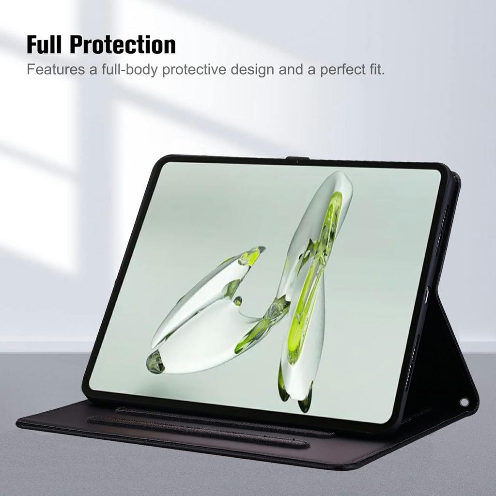 For OnePlus Pad Pro/Pad 2 Case 3D Effect Cat Pattern Leather Stand Table Cover with Wallet, Stylus Holder