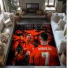 Cristiano Ronaldo Nadrukowany Flanelowy Dywanik Obszarowy Antypoślizgowy Miękki Poliestrowy Dywanik Podłogowy Mata Dekoracyjna do Sypialni Salonu Kanapy