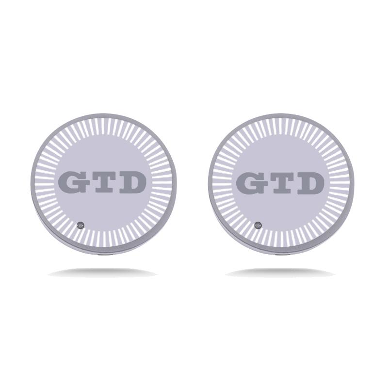 LMN1 2026 Hot VOLKSWAGEN Car LED Luminous Water Cup Holder Mat For Volkswagen VW GTD Golf 5 6 8 GTI MK6 Passat Jetta Tiguan Polo Beet
