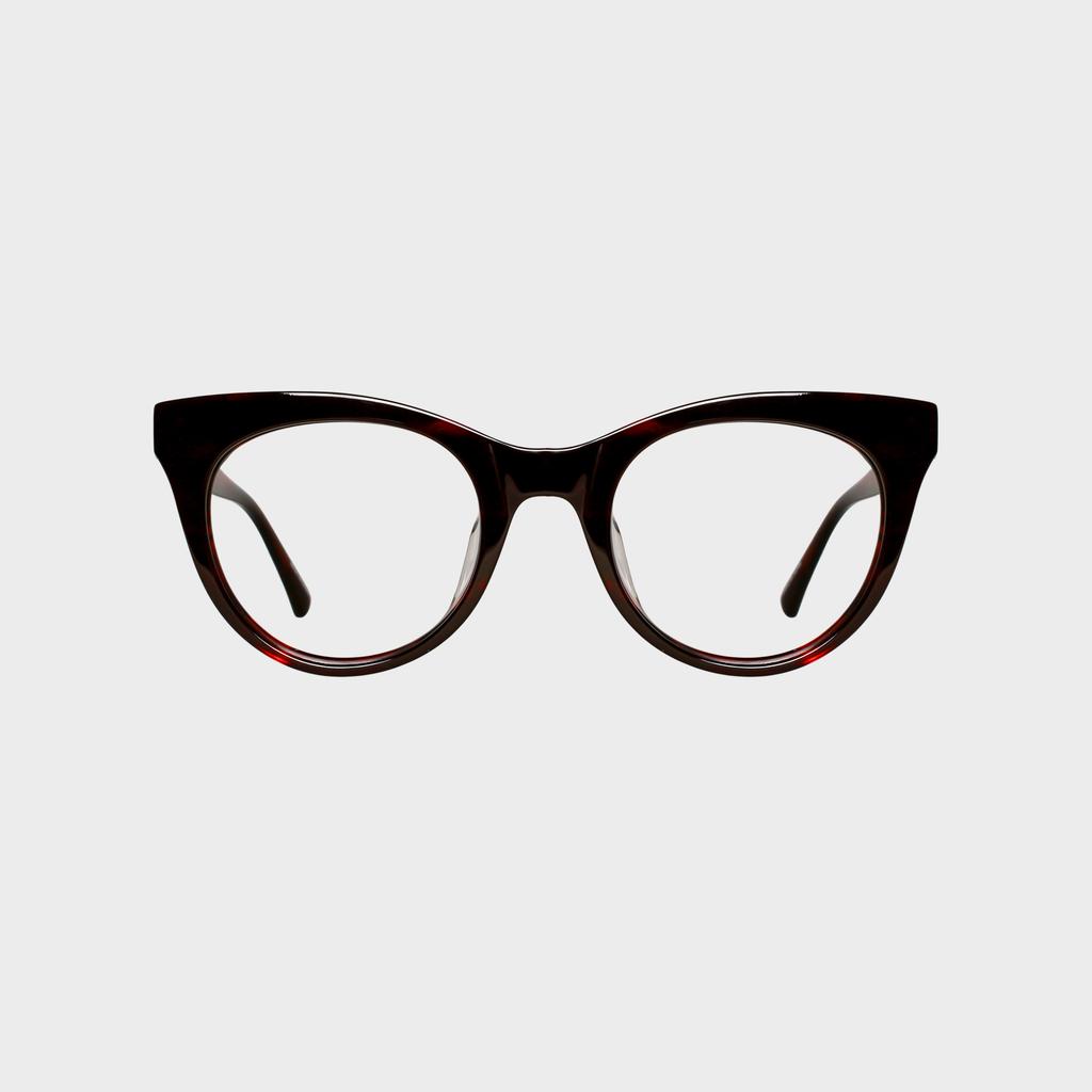 Ilsamsaemem Cat'S Eye Over-Shaped Acetate Brown M000878