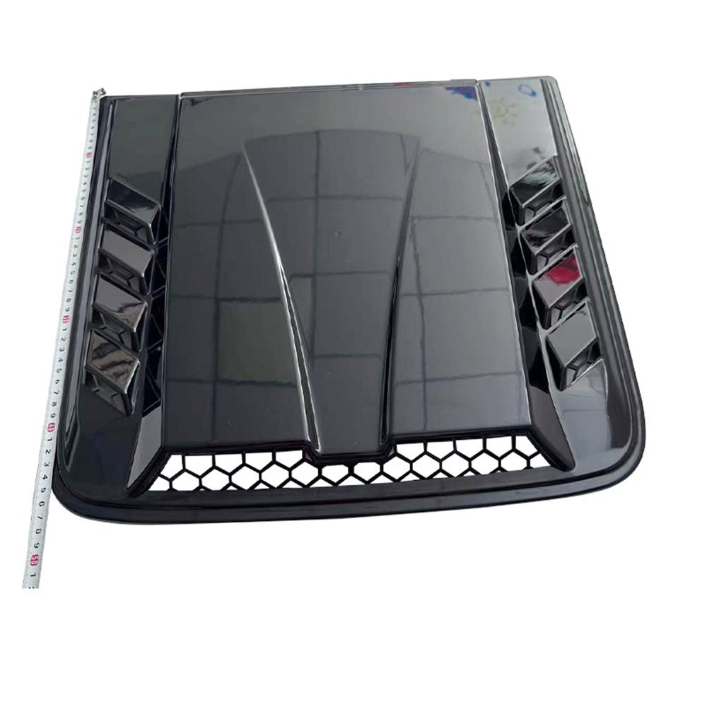 Universal Car Exterior Hood Vent Scoop Cover Air Intake Grille Inlet Trim Black