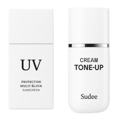 [SUDEE] Kolekcja UV & Tone-Up / Ochronny Multi Blok Przeciwsłoneczny SPF 50+ PA++++ 50ml / Rozświetlający Krem Tonujący PRO 50ml / Zestaw Duo